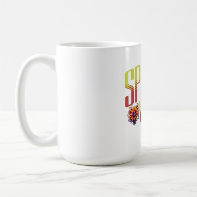 Spooky Vibes: Halloween Graphic Tee Kaffemugg (Vänster)