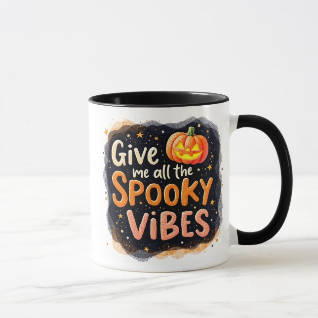 Spooky Vibes Halloween Mugg (Höger)