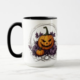 "Spooky Vibes Halloween Mugg - Sip in Funny Stil!"