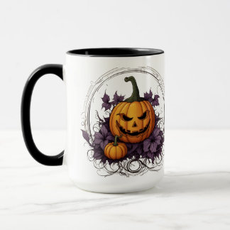 "Spooky Vibes Halloween Mugg - Sip in Funny Stil!"