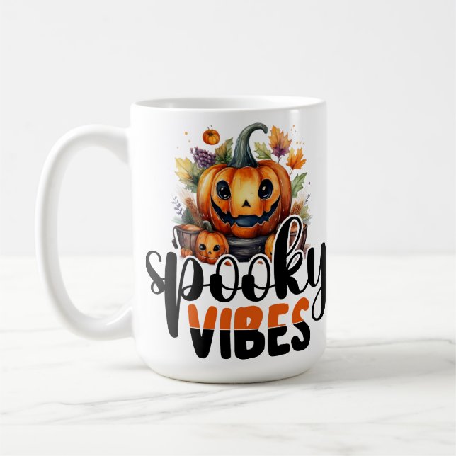 Spooky vibes kaffemugg (Vänster)