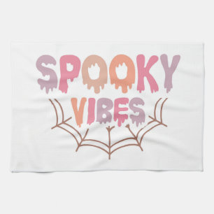 Spooky Vibes Kökshandduk