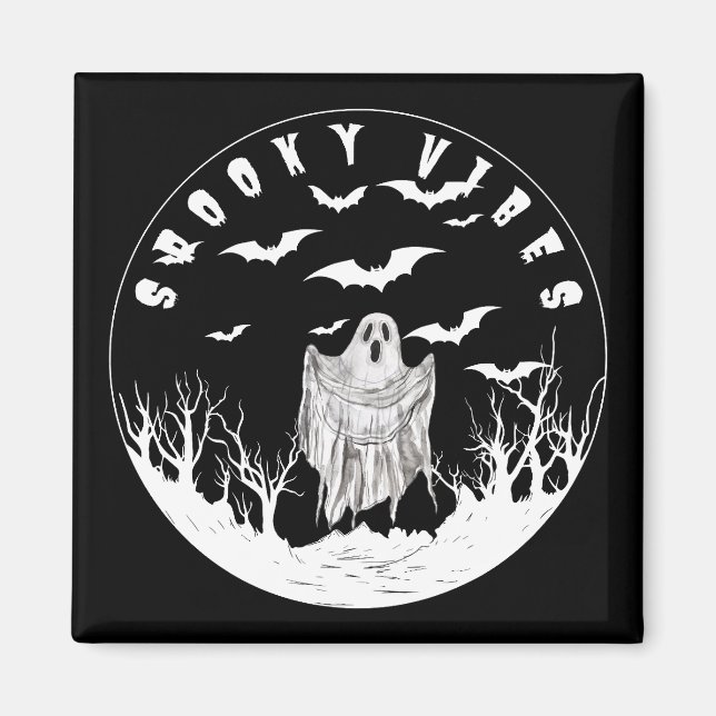 Spooky Vibes Magnet (Framsidan)