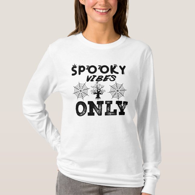 Spooky Vibes Only-67293 Hoodie T Shirt (Framsida)