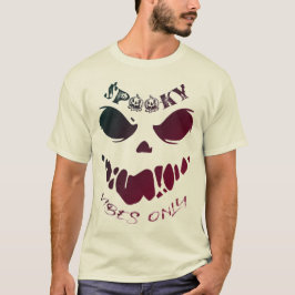 Spooky Vibes Only-Halloween Monster  T Shirt