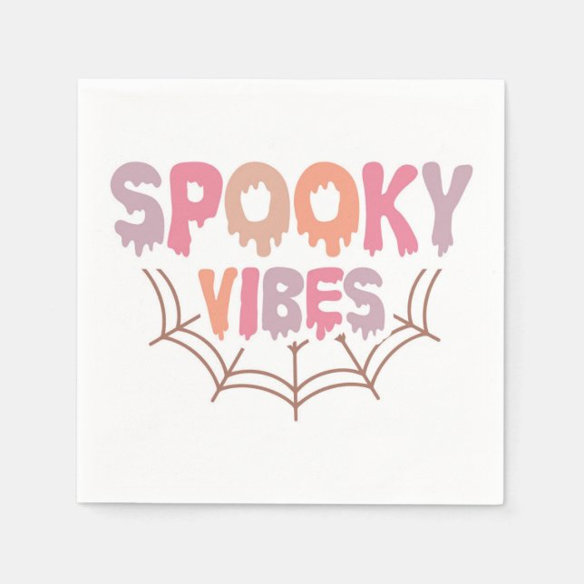 Spooky Vibes Pappersservett (Framsidan)