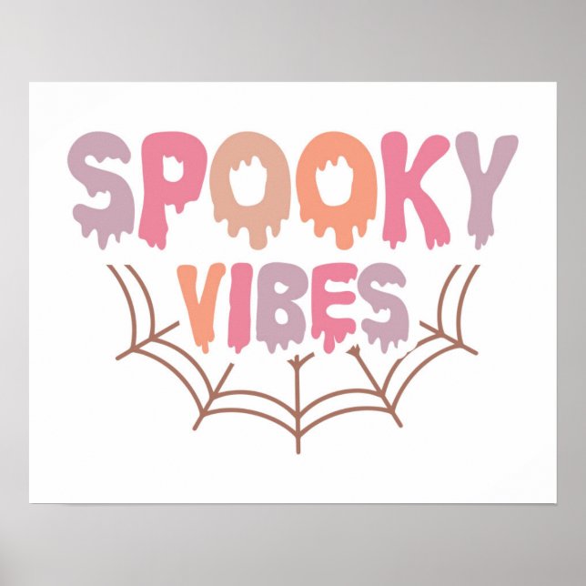 Spooky Vibes Poster (Framsidan)