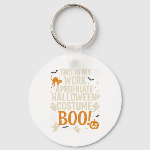 Spooky Vibes Retro Ghost Coquette Bow Halloween Wo Nyckelring
