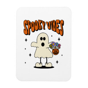 Spooky vibes spöke magnet