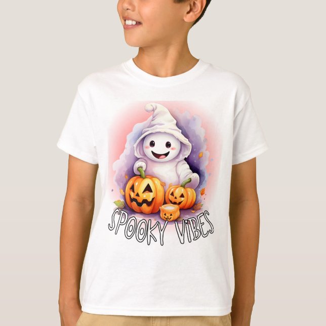 Spooky vibes t shirt (Framsida)