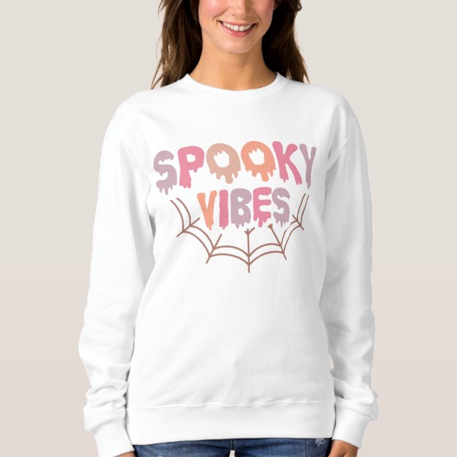 Spooky Vibes T Shirt (Framsida)