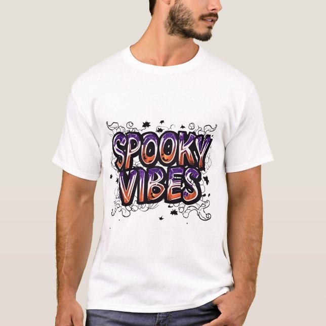Spooky Vibes T Shirt (Framsida)