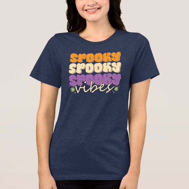 Spooky Vibes T Shirt (Framsida)