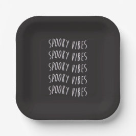 spooky vibes typography