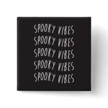 spooky vibes typography