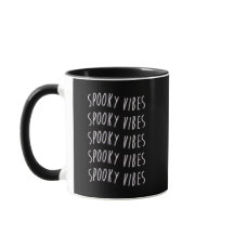 spooky vibes typography