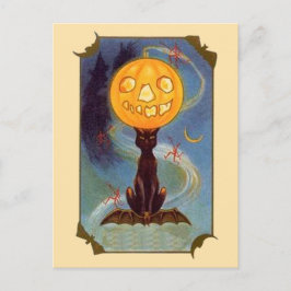 Spooky Vintage Halloween-vykort Vykort