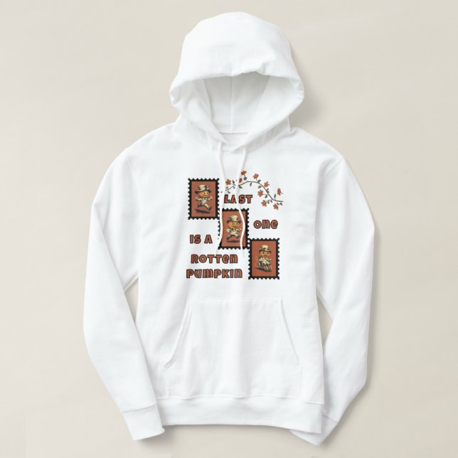 Spooky Vintage Jack o lantern Hoodie (Design framsida)
