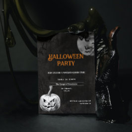 Spooky Vuxen Halloween fest Inbjudningar