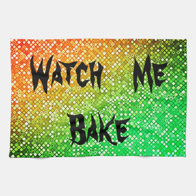Spooky Watch me Bake Kitchen Towels Kökshandduk (Horisontell)