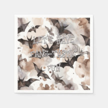 Spooky Watercolor Fladdermus Halloween Fang-Tastic