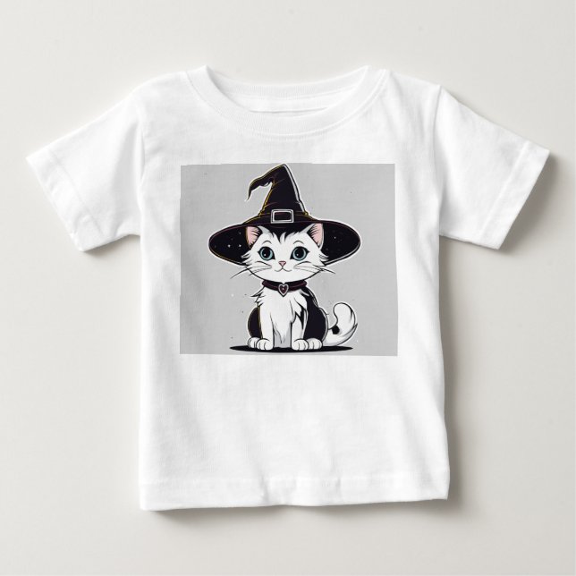 Spooky Whiskers: Magic Kattunge Edition T Shirt (Framsida)