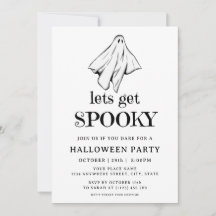 Spooky White Ghost Vuxen Halloween Costume Party