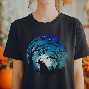 Spooky Witch Halloween T Shirt