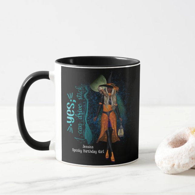Spooky Witchy 30års födelsedag Halloween Mugg (Med munk)