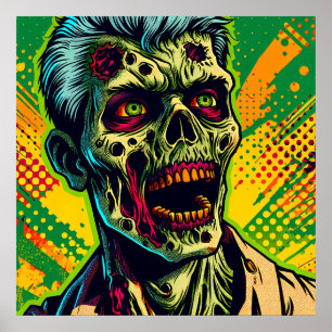 Spooky Zombie Halloween fest Poster