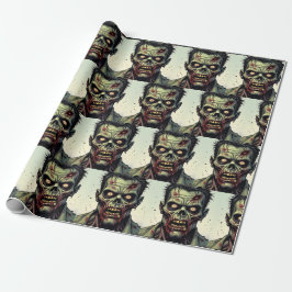 Spooky Zombie Halloween Presentpapper