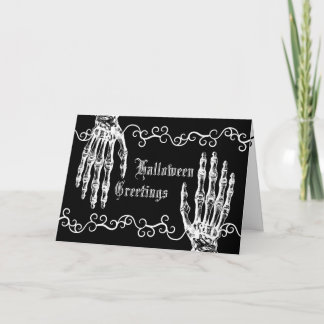 Spooky zombie händer kort