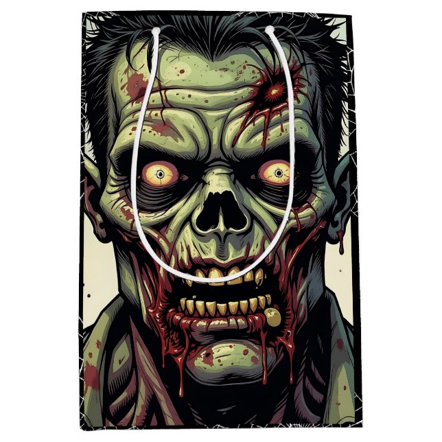 Spooky Zombie och Spindelnäten Halloween (Framsidan)