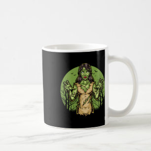Spooky Zombie Roligt Halloween Scary Zombie Hallow Kaffemugg