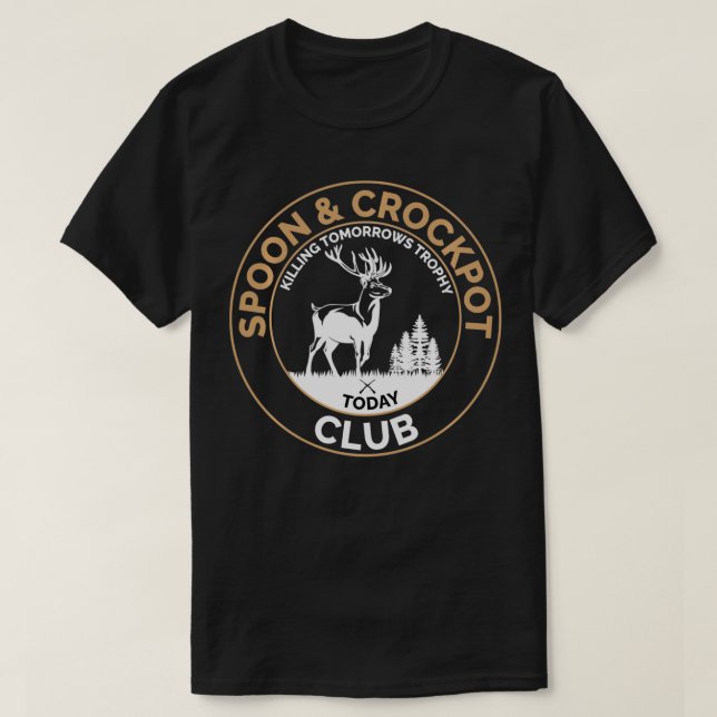 Spoon and Crockpot Klubb Killing Tomorrows Trophy  T Shirt (Design framsida)