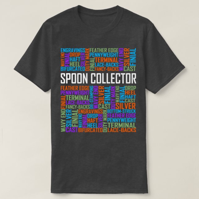 Spoon Collector Ord T Shirt (Design framsida)