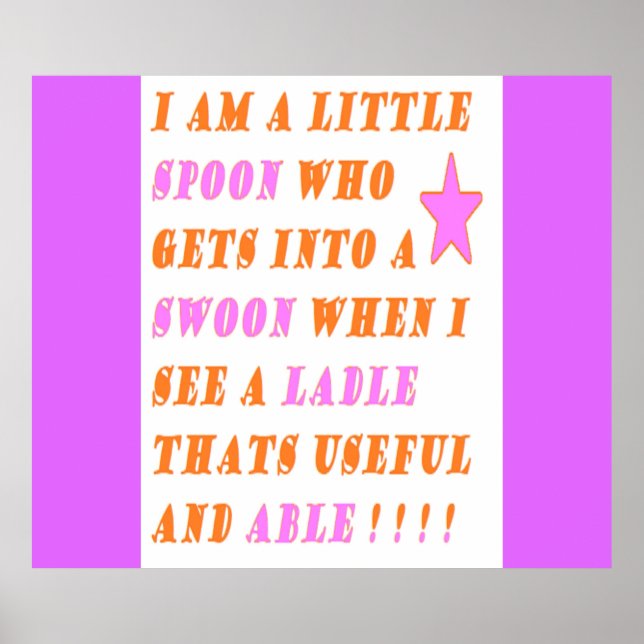 Spoon flödar i Kärlek med ladan Poster (Framsidan)