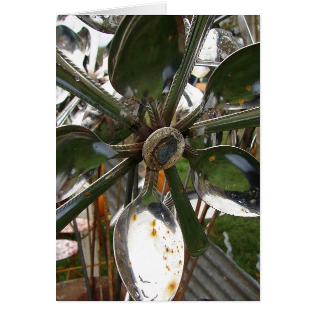 Spoon Flower Hälsningskort (Framsidan)