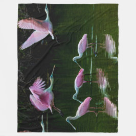 SPOONBILL CRANE FLEECEFILT