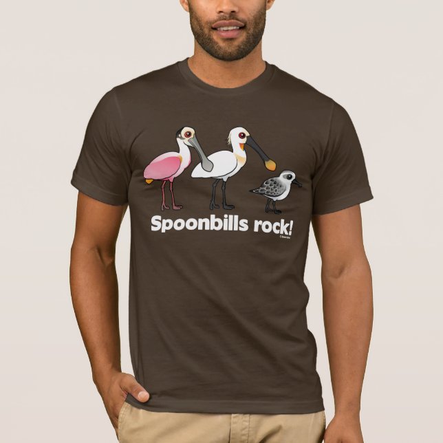 Spoonbillssten! Tee Shirt (Framsida)