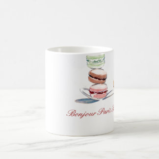 Spoonful av den Macarons muggen Kaffemugg