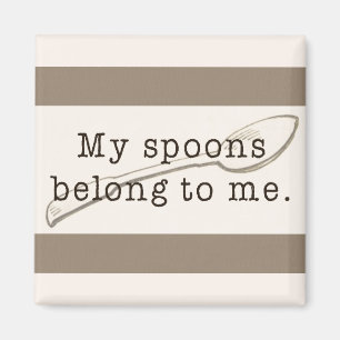 Spoonie bekräftelsemagnet magnet
