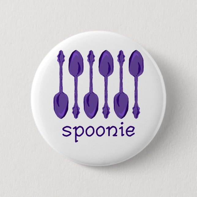 Spoonie (Lila) Knapp (Framsida)