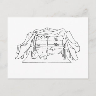 Spoonie-Pillow/Blanket Fort-Chronic Sjukdom Vykort