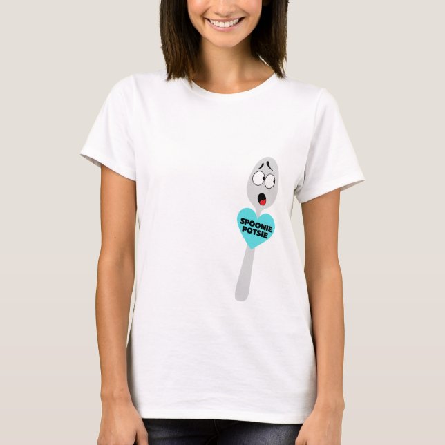 Spoonie Potsie T-Shirt (Framsida)