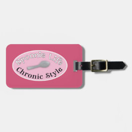 Spoonie Stil - Rosa Bagagebricka