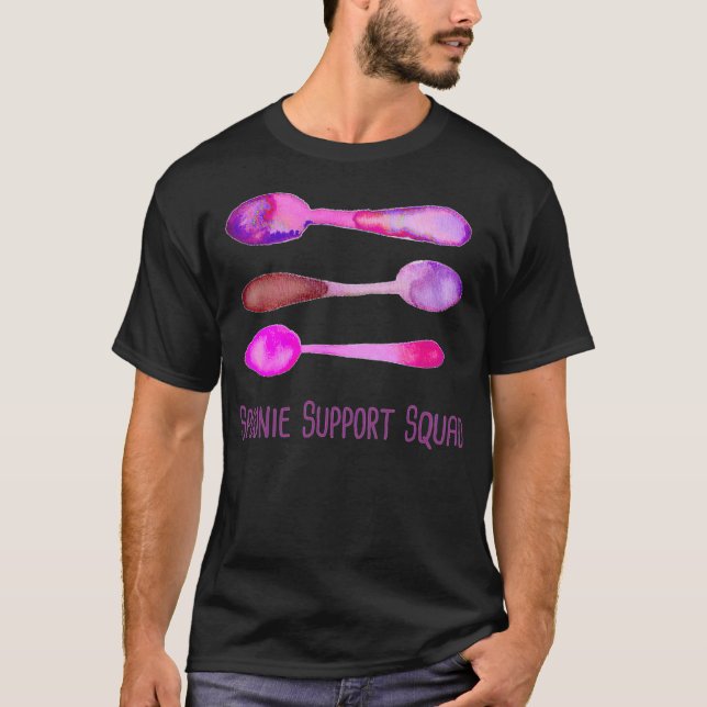 Spoonie Support Squad christmas-djur - T Shirt (Framsida)