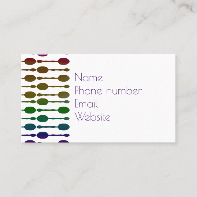 Spoons Visitkort (Framsida)