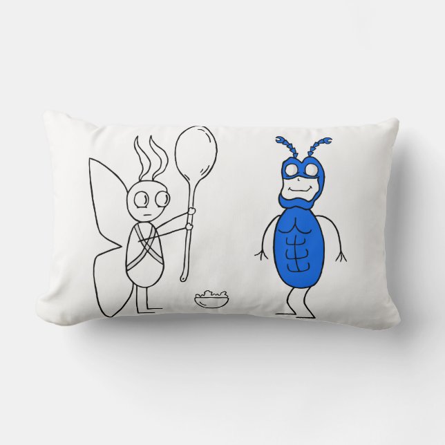 SPOOOOOONNNN är för stort Lumbarkudde (Framsida)