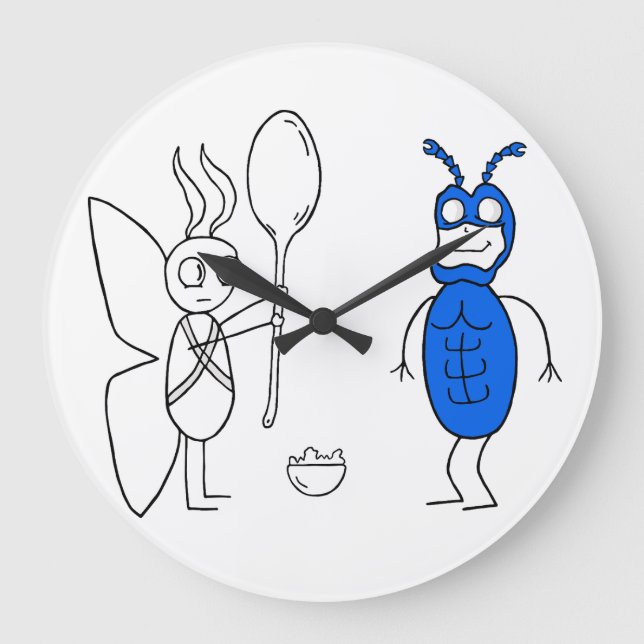 SPOOOOOONNNN är för stort Stor Klocka (Framsida)